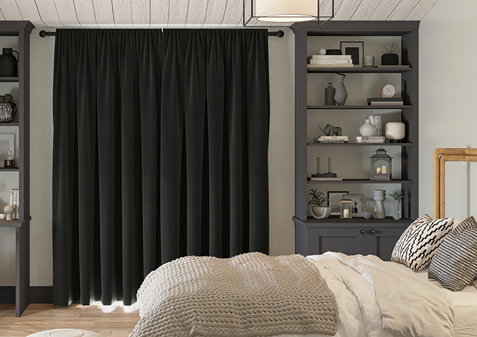 Ultra Luxe Velvet, Black - Made to Measure Curtains - Image 7
